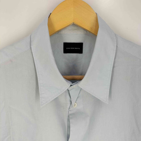 グリーンレーベルリラクシング GREEN LABEL RELAXING コットン シルク ボイル Wパッチポケット シャツ メンズ JPN:M